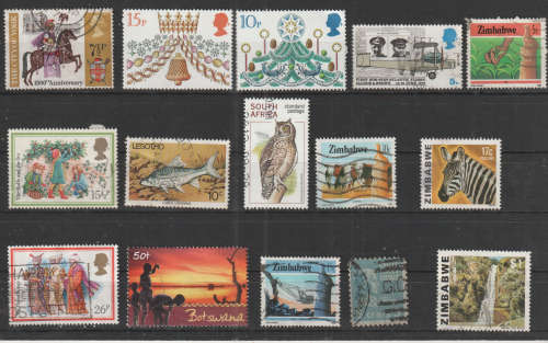 WORLD SELECTION BID PER STAMP TO TAKE ALL CARD EXCLUDED