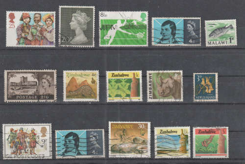 WORLD SELECTION BID PER STAMP TO TAKE ALL CARD EXCLUDED