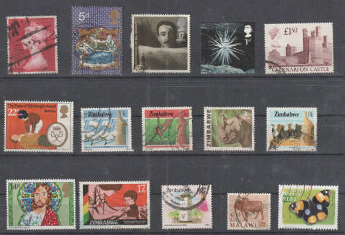 WORLD SELECTION BID PER STAMP TO TAKE ALL CARD EXCLUDED
