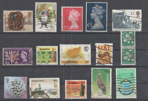 WORLD SELECTION BID PER STAMP TO TAKE ALL CARD EXCLUDED