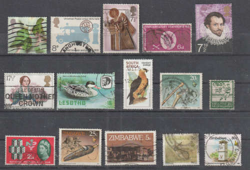 WORLD SELECTION BID PER STAMP TO TAKE ALL CARD EXCLUDED