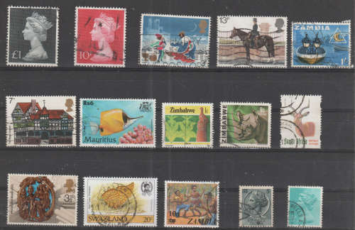WORLD SELECTION BID PER STAMP TO TAKE ALL CARD EXCLUDED