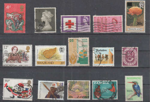 WORLD SELECTION BID PER STAMP TO TAKE ALL CARD EXCLUDED