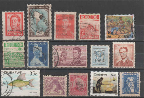 WORLD SELECTION BID PER STAMP TO TAKE ALL CARD EXCLUDED