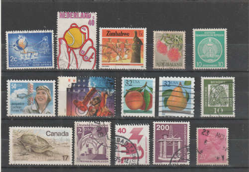 WORLD SELECTION BID PER STAMP TO TAKE ALL CARD EXCLUDED