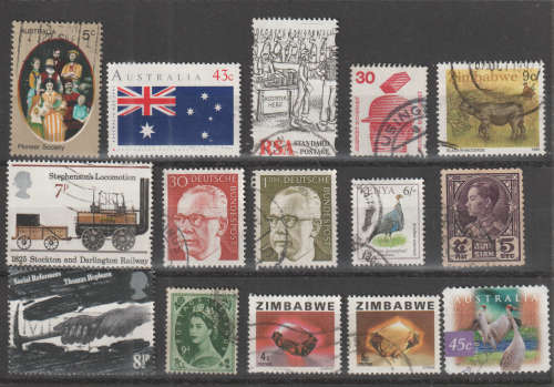 WORLD SELECTION BID PER STAMP TO TAKE ALL CARD EXCLUDED