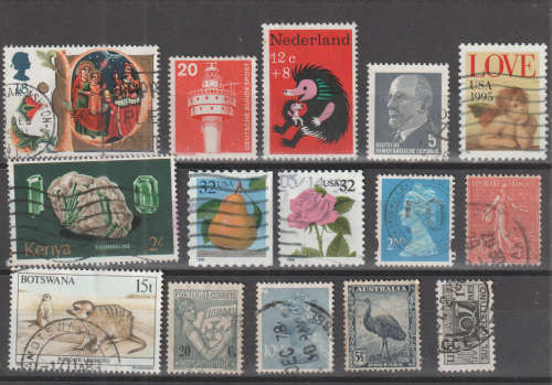 WORLD SELECTION BID PER STAMP TO TAKE ALL CARD EXCLUDED