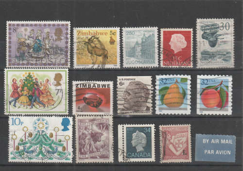 WORLD SELECTION BID PER STAMP TO TAKE ALL CARD EXCLUDED