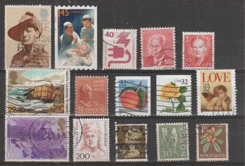 WORLD SELECTION BID PER STAMP TO TAKE ALL CARD EXCLUDED