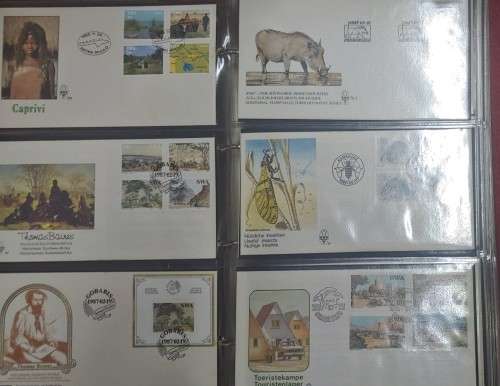 FIRST DAY COVER ALBUM PACKED WITH 120 VARIOUS COVERS BARGAIN 20 PAGES OF 6 COVERS