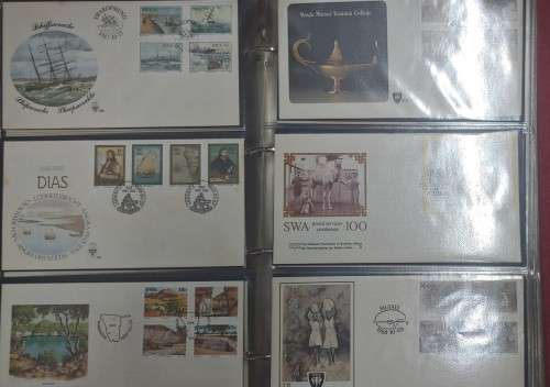 FIRST DAY COVER ALBUM PACKED WITH 120 VARIOUS COVERS BARGAIN 20 PAGES OF 6 COVERS