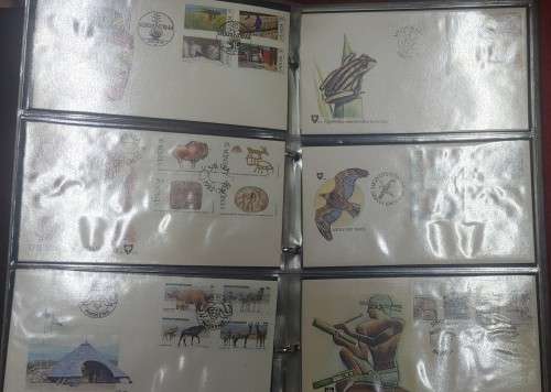 FIRST DAY COVER ALBUM PACKED WITH 120 VARIOUS COVERS BARGAIN 20 PAGES OF 6 COVERS