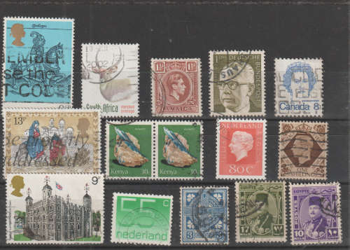 WORLD SELECTION BID PER STAMP TO TAKE ALL CARD EXCLUDED