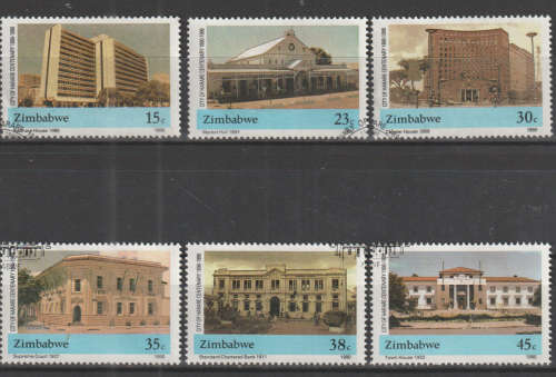 ZIMBABWE 1990 The 100th Anniversary of the City of Harare UNH SG 792-7