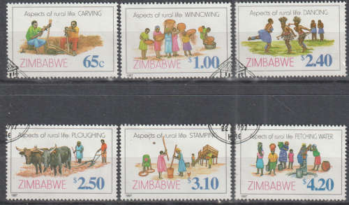 ZIMBABWE 1997 Rural Life UNH SG 948-53