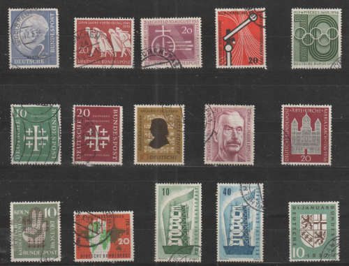 GERMANY SELECTION BID PER STAMP TO TAKE ALL CARD EXCLUDED