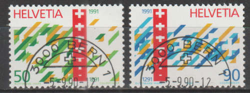 SWITZERLAND 1990 The 700th Anniversary of the Confederation CTO SG 1215/6