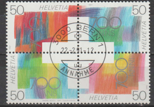 SWITZERLAND 1991 The 700th Anniversary of the Confederation CTO SG 1219-22