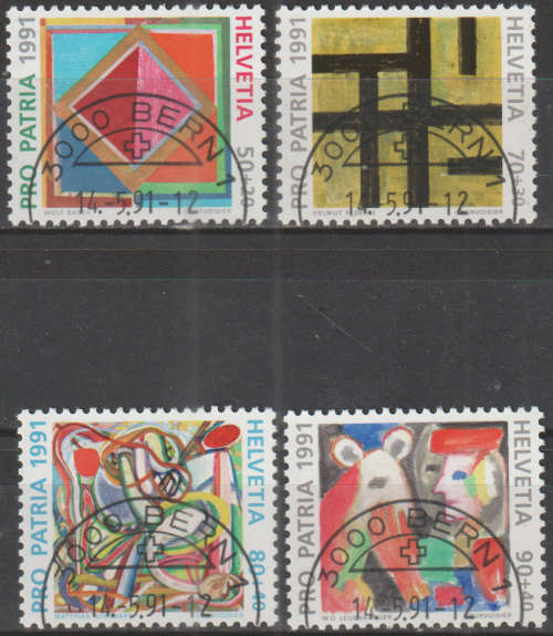 SWITZERLAND 1991 Pro Patria - The 700th Anniversary of the Art and Culture CTO SG 1227-30