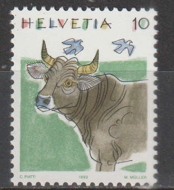 SWITZERLAND 1992 Animals UMM SG 1192