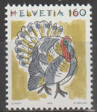 SWITZERLAND 1992 Animals UMM SG 1201