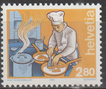SWITZERLAND 1992 Trades UMM SG 1169