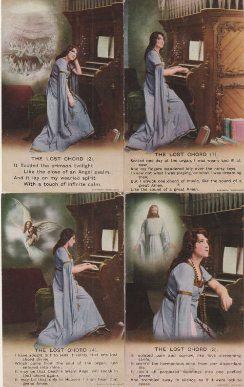 MINT POST CARD SET THE LOST CHORD