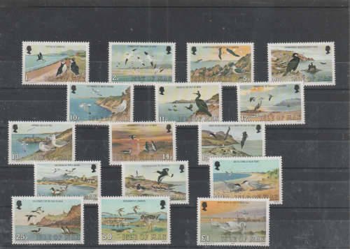 ISLE OF MAN 1983 Seabirds UMM SG 232-247