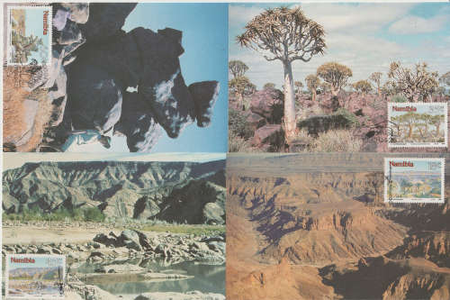 NAMIBIA MAXI CARD /POST CARD SET 1990