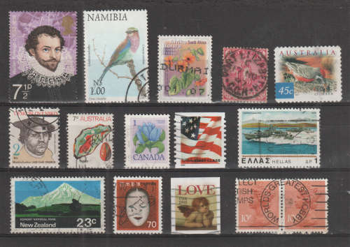 WORLD SELECTION BID PER STAMP TO TAKE ALL CARD EXCLUDED
