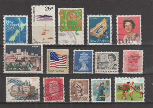 WORLD SELECTION BID PER STAMP TO TAKE ALL CARD EXCLUDED