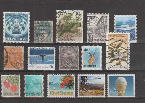 WORLD SELECTION BID PER STAMP TO TAKE ALL CARD EXCLUDED