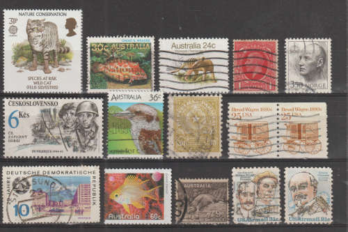 WORLD SELECTION BID PER STAMP TO TAKE ALL CARD EXCLUDED