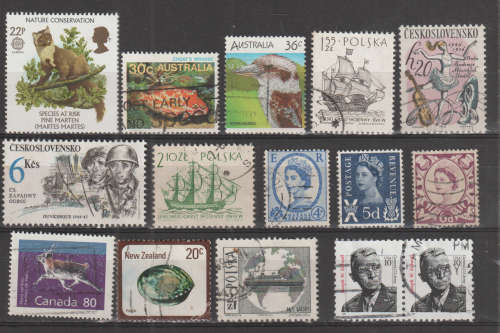 WORLD SELECTION BID PER STAMP TO TAKE ALL CARD EXCLUDED