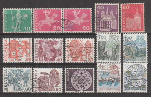 SWITZERLAND SELECTION BID PER STAMP TO TAKE ALL CARD EXCLUDED