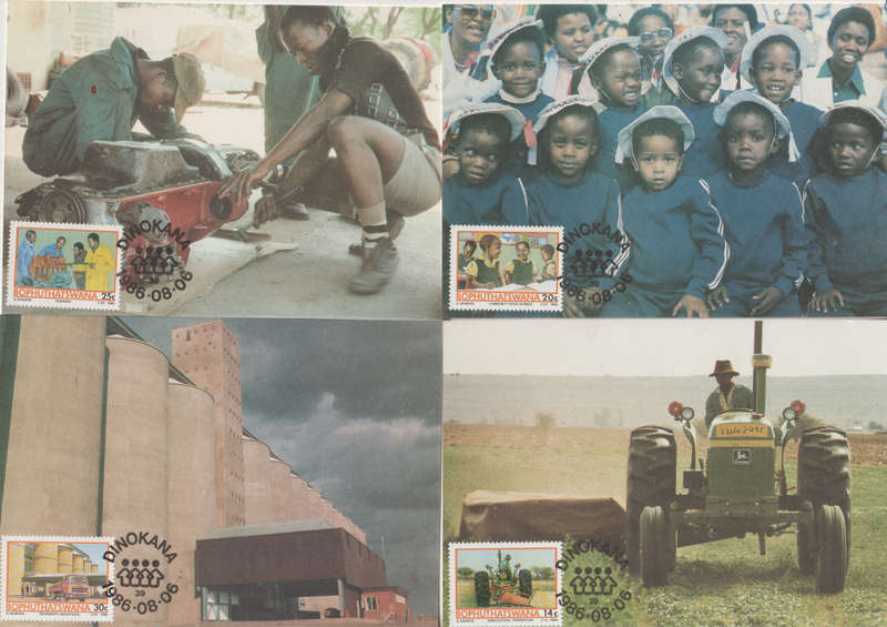 BOPHUTHATSWANA POST CARD MAXI CARD SET 1994