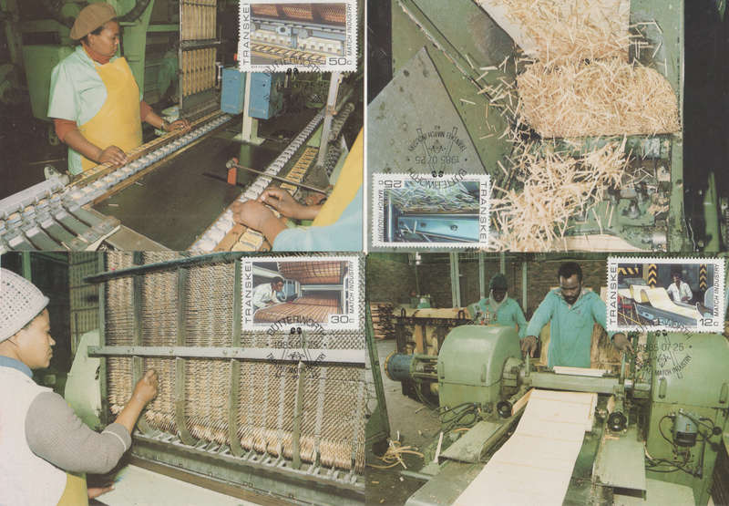 TRANSKEI POST CARD MAXI CARD SET 1985