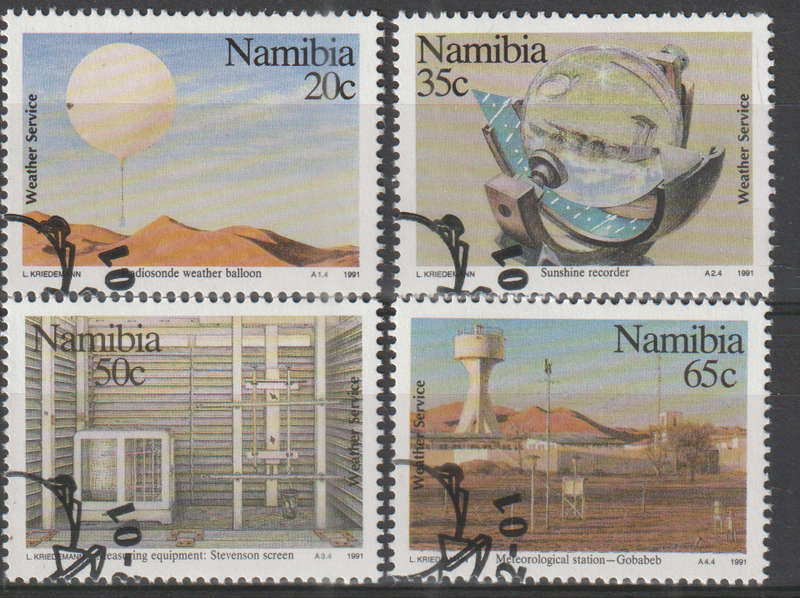 NAMIBIA  1991 The 100th Anniversary of Weather Service CTO