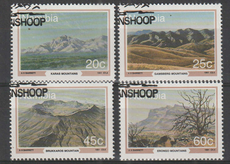 NAMIBIA 1991 Mountains of Namibia CTO