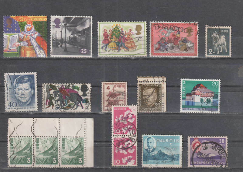 WORLD SELECTION BID PER STAMP TO TAKE ALL CARD EXCLUDED