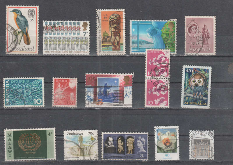 WORLD SELECTION BID PER STAMP TO TAKE ALL CARD EXCLUDED
