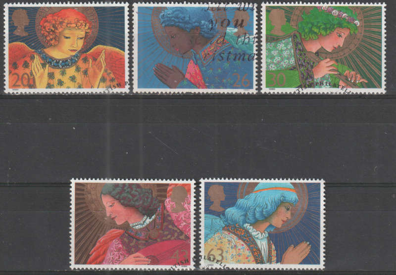 ENGLAND 1998 Christmas Stamps UNH SG 2064-8