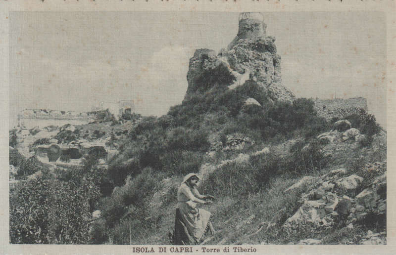 USED POST CARD CAPRI 1921