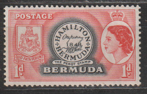 BERMUDA  1953 Local Motives and Queen Elizabeth II  MM SG 136