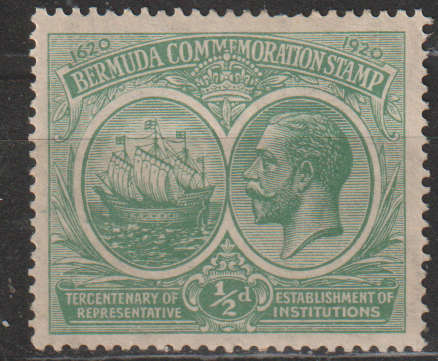 BERMUDA 1920 -1921 The 300th Anniversary of Local Representative Institutions MM SG 60