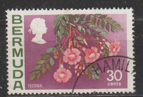 BERMUDA 1970 Flowers ULH SG 261