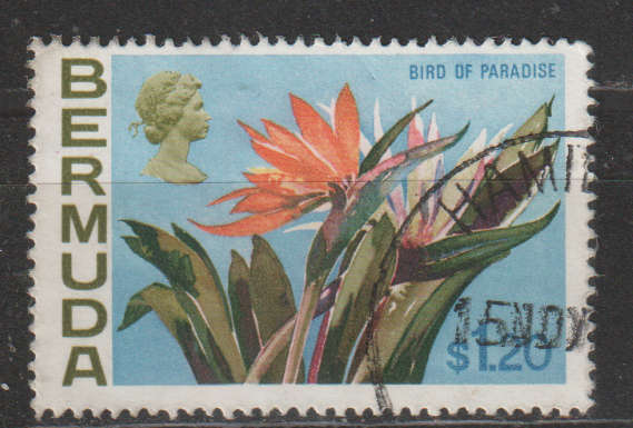 BERMUDA 1970 Flowers ULH SG 264
