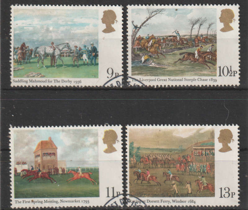 GB 1979 The 200th Anniversary of the Derby UNH SG 1087-90