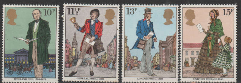 GB 1979 The 100th Anniversary of the Death of Sir Rowland Hill UMM SG 1095-8