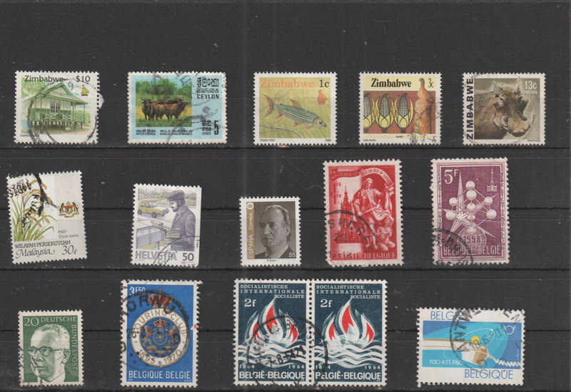 WORLD SELECTION BID PER STAMP TO TAKE ALL CARD EXCLUDED